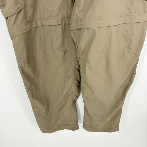 REI Convertible Hiking Pants Zip Off Size 14 Petite Khaki - Picture 2 of 8